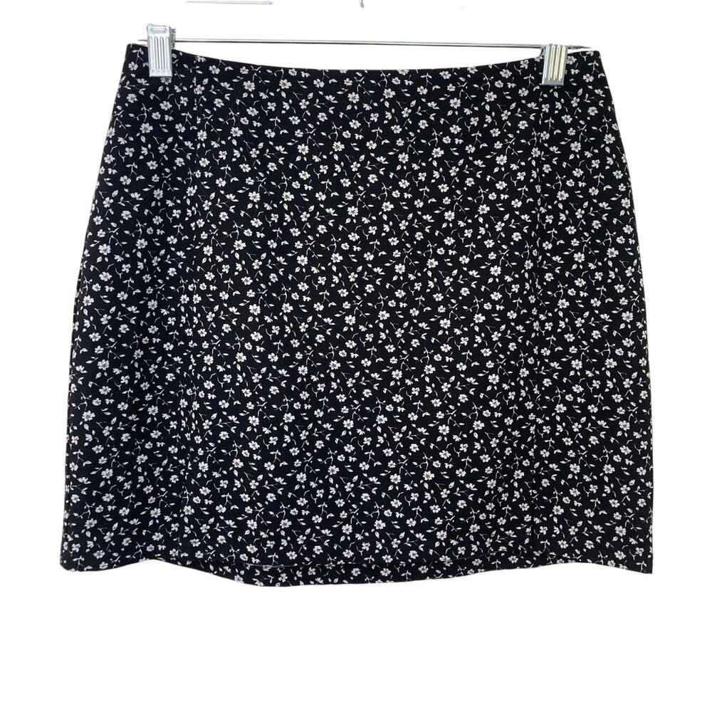 Vintage 90's Witchy Practical Magic Fall Gilmore Girls Prairie Floral Mini Skirt